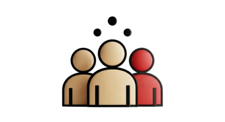 Isolated Teamwork Icon