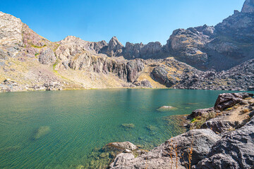 The scenic views of glacial Sat lakes, located on Cilo Mountains, which has an altitude of 3,500 meters, would become a new tourist attraction for nature lovers across the world in Hakkari, Turkey