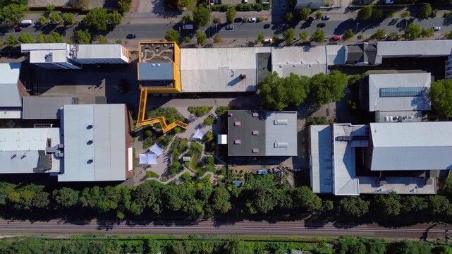 Tempelhof Ufa Studios film production Berlin Best aerial view flight drone