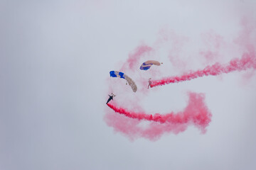 Color Smoke Parachute