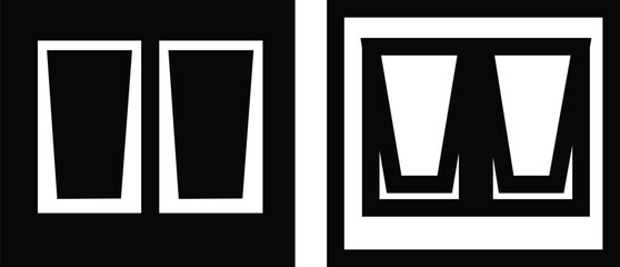 Electric Switchboard Icon Set in Black Color Flat and Line Style Circuit Panel Vector Electrical Board Symbol Collection Power Control System Interface