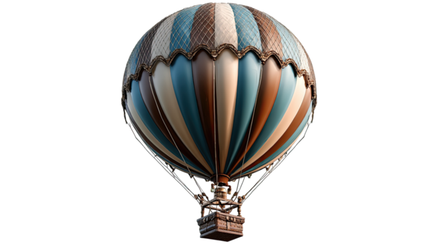 Vintage hot air balloon, striking design - Powered by Adobe