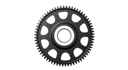 Isolated transmission sprocket for bicycle; replacement spare part for bicycle industry