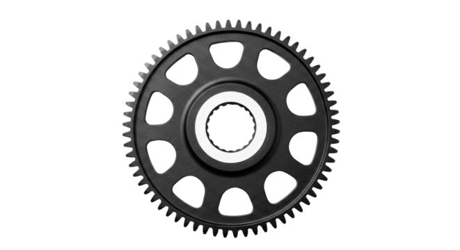 Isolated transmission sprocket for bicycle; replacement spare part for bicycle industry