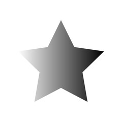 Colorful star isolated on a white background