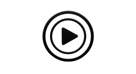 Isolated Play Button Icon