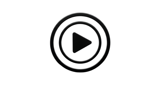 Isolated Play Button Icon