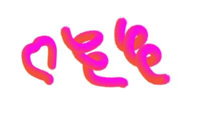 A modern abstract digital artwork featuring three gradient rings in black, blue, and pink. The design blends smooth transitions of color and soft shading, creating a futuristic and minimal aesthetic. 