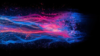 Neon Trails Swimming Fins
