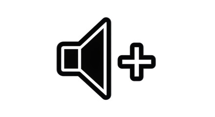 Isolated Volume Plus Icon