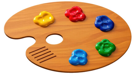 Isolated Paint Palette