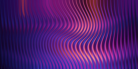 Abstract wavy lines background with purple and pink hues