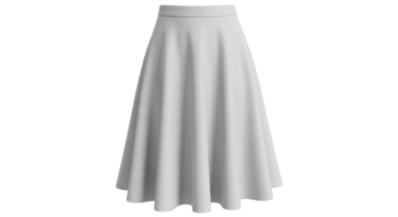 Isolated Gray Skirt