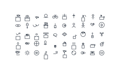 Sustainability & Eco Living – 50 Editable Outline Icons for Green Lifestyle, Climate Action, and Environmental Awareness
