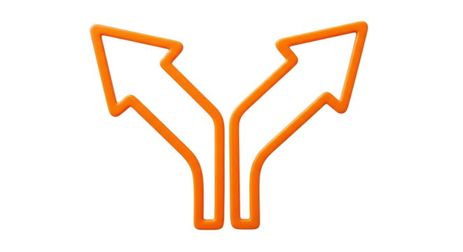 Isolated Arrows Left and Right