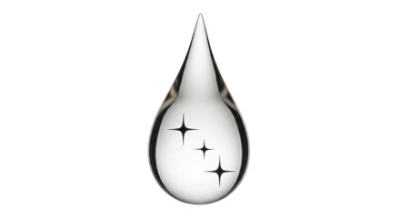 Fototapeta premium Isolated Water Drop