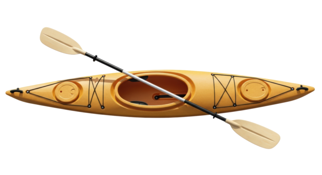 Isolated Kayak