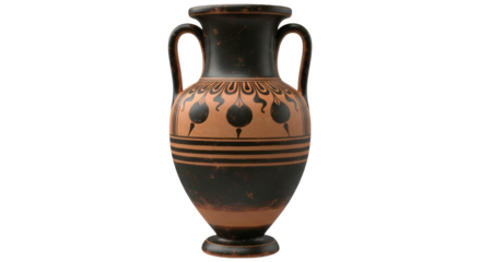 Isolated Ancient Greek Amphora