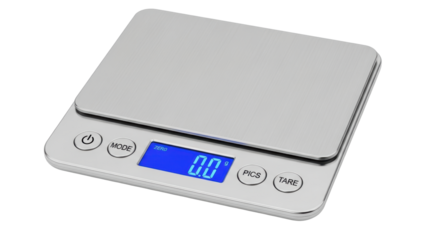 Isolated Digital Kitchen Scale