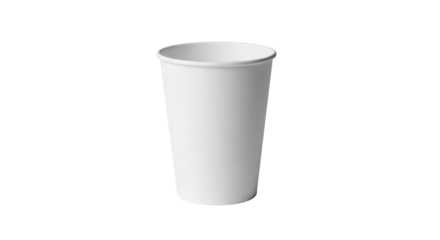 Isolated Disposable Paper Cup
