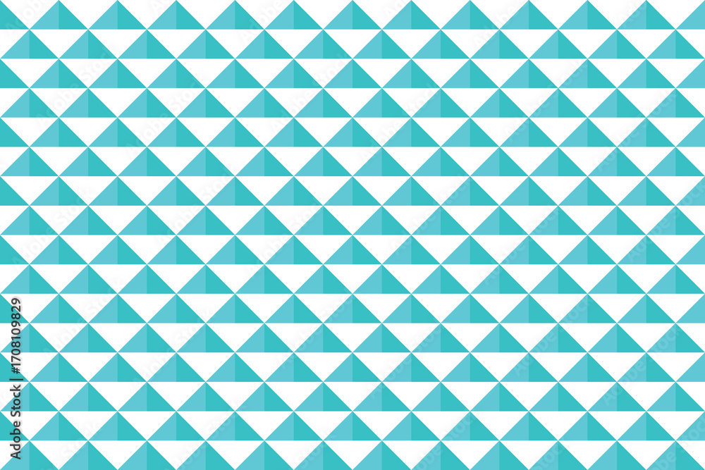 Poster cyan color triangle geometric pattern for background