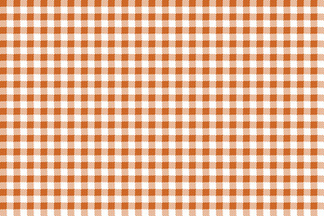 DarkOrange and white color plaid pattern background. plaid pattern background. Seamless pattern.