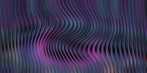 Abstract wavy purple and blue texture with vertical lines