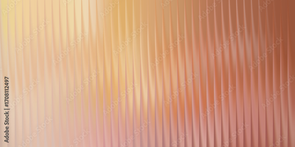 Poster abstract wavy vertical lines with warm gradient colors