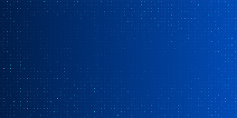 Blue glowing pixel dot pattern. Navy color mosaic pattern backdrop. Abstract neon technology grid wallpaper. Vector modern business, science, healthcare, medicine, presentation design Vector