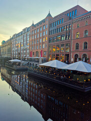 02.09.2025. Hamburg, Germany, beautiful historical buildings in the center of Hamburg, old town
