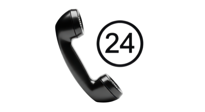 Isolated Telephone 24 hours