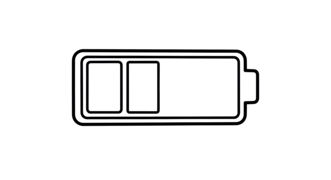 Isolated Low Battery Icon