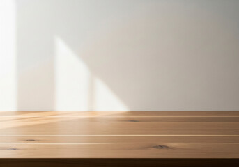 Obraz premium Bright Minimalist Interior with Sunlight
