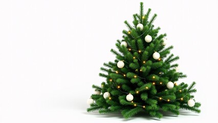 Small Christmas Tree With White Background
