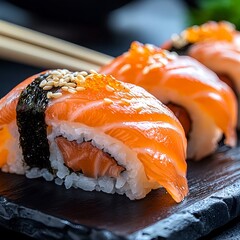 Foto von k&ouml;stlichem Sushi 