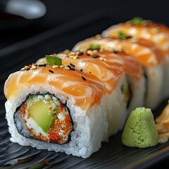 Foto von k&ouml;stlichem Sushi 