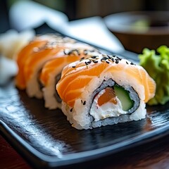 Foto von k&ouml;stlichem Sushi 