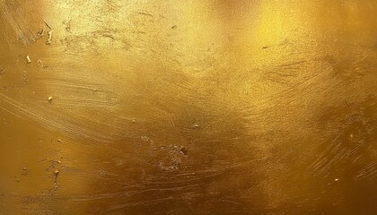 textured grunge gold metal surface with scratches and distressed look