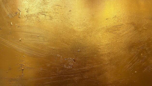 textured grunge gold metal surface with scratches and distressed look