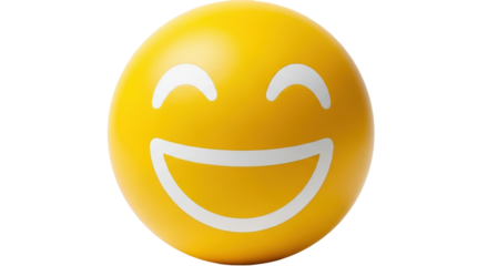 Isolated Smiling Emoji