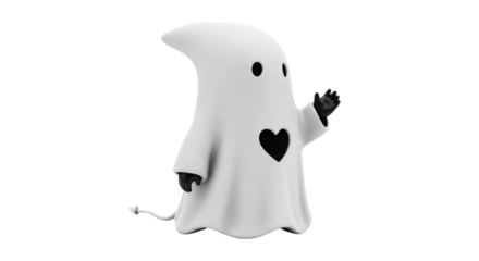 Isolated Cute Ghost