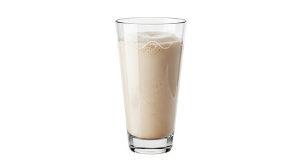 Isolated Glass of Milkshake