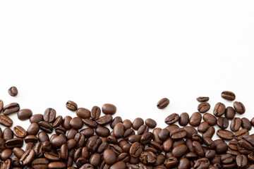 コーヒー豆　白バック