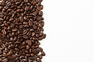 コーヒー豆　白バック