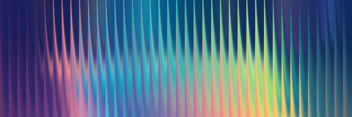 Abstract background with vertical lines and rainbow colors