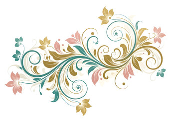  a colorful vector floral bouquet, a beautiful illustration of spring nature and a joyous holiday