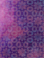 Scratched and distressed vintage wallpaper fabric collage paper Background