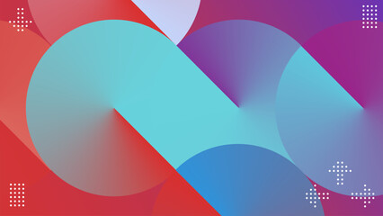 Modern abstract background featuring layered circles in soft gradients, creating a sense of depth and motion for digital, print, and creative use.