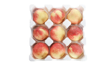 Premium Chinese Peaches from Shandong Province Qingzhou Mengyin Winter Fruit in Protective Packaging