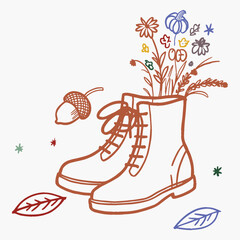 A Beautifully Illustrated Coffee Cup Design Featuring Creative Typography and Coffee Beans, Perfect for Any Coffee Lover's Art Collection or Cafe Decor